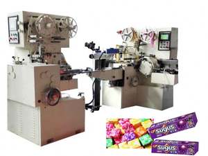 Nouvelle machine automatique compacte pour l'emballage de bonbons avec fonctions de coupe, d'emballage et de collage pour chewing-<span class=keywords><strong>gum</strong></span>, caramel et taffy - Product Image 2