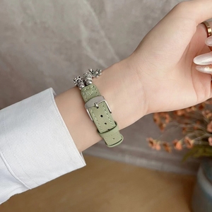 Bracelets perlés de remplacement pour montres connectées <span class=keywords><strong>Apple</strong></span> <span class=keywords><strong>Watch</strong></span> pour femmes – Sangles compatibles avec les séries 8/7/6/5/4/3/2 - Product Image 4