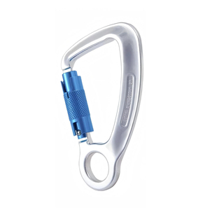 <span class=keywords><strong>Mousqueton</strong></span> en aluminium <span class=keywords><strong>à</strong></span> verrouillage automatique 23kN <span class=keywords><strong>avec</strong></span> <span class=keywords><strong>anse</strong></span> captive pour l'escalade - Product Image 1