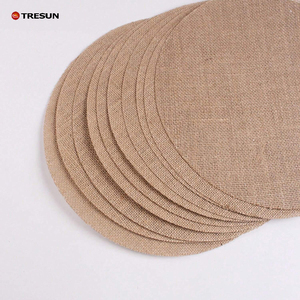 Décoration de <span class=keywords><strong>table</strong></span>, vaisselle de <span class=keywords><strong>mariage</strong></span>, sets de <span class=keywords><strong>table</strong></span> ronds en <span class=keywords><strong>jute</strong></span> tissé personnalisables, faits à la main, écologiques, pour <span class=keywords><strong>table</strong></span> à manger - Product Image 3