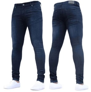 Jeans da <span class=keywords><strong>Uomo</strong></span> Nuovi, Casual, <span class=keywords><strong>Skinny</strong></span>, Colorati e Leggermente Sbiaditi per Tutte le Stagioni - Product Image 1