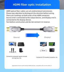 <span class=keywords><strong>Cable</strong></span> de <span class=keywords><strong>Fibra</strong></span> <span class=keywords><strong>Óptica</strong></span> Blindado HDMI DTECH DT-HF8050KL 8K 60HZ de 50M a 100M con Carrete - Product Image 5