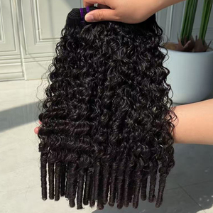 8-30 Inch Eurasian Curly Bundles Raw Virgin Human Hair Can Be Dyed Bleached Double Drawn Eurasian Hair Weft <b>Extensions</b> - Product Image 2