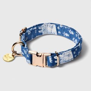 Collar de Lujo para Perro y Gato, Talla M, de Algodón Suave, Cómodo, Elegante, Diseño Moderno, Ajustable, Cierre de Hebilla Personalizado - Product Image 1