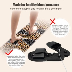 Acupuntura Pie Zapatilla Sandalias Reflejo Estrés Rotación Pies Masaje Zapatos Aliviar el dolor y la relajación Masajeador de pies - Product Image 6