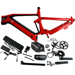 Cadre de vélo électrique Joyebike Bafang Cadre en fibre de carbone à double suspension Cadre de vélo électrique <span class=keywords><strong>Enduro</strong></span> 48V 500W M560 avec batterie 840Wh - Product Image 2