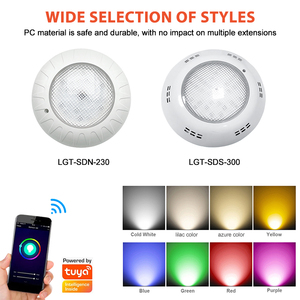 Chất lượng cao điều khiển từ xa vòng SMD 25W 35W 45W đèn dưới nước PC + ABS treo tường ac12v dưới nước dẫn ánh sáng hồ bơi - Product Image 5