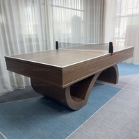 Table de billard de luxe de haute qualité, design moderne, robuste, 7 pieds, 8 pieds, 9 pieds, pour intérieur, avec dalles en pierre haut de gamme