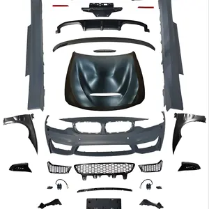 汽车零件车身套件2013-2020 F32 M4塑料颗粒材料前后保险杠车身零件全套宝马4系轿跑车