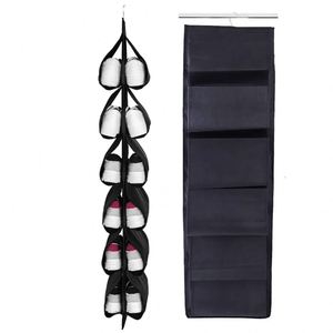 2026 Fashion Custom 12-grid Organizer Dust Bag and <b>Shoe</b> Storage Hanging Bag Rotatable <b>Shoe</b> Storage Bag - Product Image 6