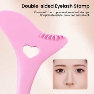 Brosse applicatrice multifonctionnelle en silicone pour cils et maquillage des yeux - Product Image 3