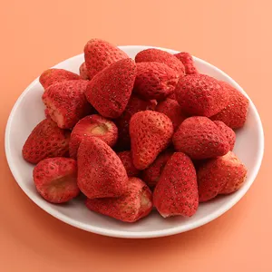 Guoyue תות תות הקפאת אבקת עם המחיר הטוב ביותר חתיכות קוביות להקפיא מיובש תות פרוס