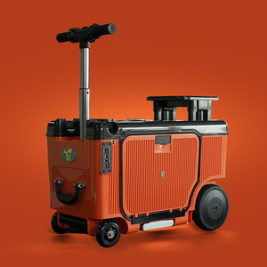 FENGJIU grosir koper berkendara pintar elektrik 20 inci koper <span class=keywords><strong>Travel</strong></span> troli skuter