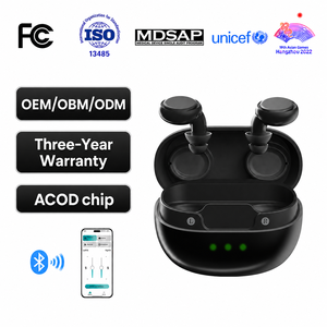 Audífonos Intrauditivos Recargables AcoSound de 12 Canales <span class=keywords><strong>con</strong></span> Bluetooth, Control por Aplicación y Estuche de Carga - Product Image 1