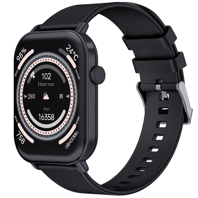 IP68 Waterproof 2.01 Inch AMOLED Large Screen Magnetic Charging Custom Smart Watch Call Function CE ROHS Smart Fitness Watch