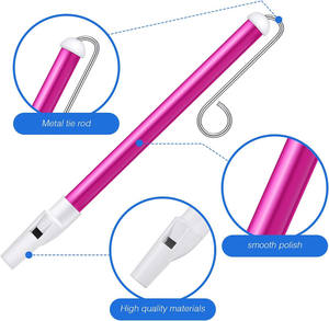 Silbato deslizante de juguete para instrumentos musicales con barra de amarre de flauta deslizante de <span class=keywords><strong>acero</strong></span> inoxidable - Product Image 3