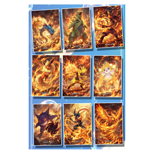 YQ 100 feuilles de papier Premium Pokémon Wonderland, <span class=keywords><strong>cartes</strong></span> de fan art et <span class=keywords><strong>cartes</strong></span> à collectionner, impression couleur intégrale, boîte cadeau portable - Product Image 6