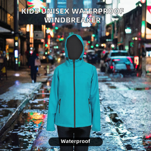 Sudadera con Capucha para Niños y Niñas, Unisex, con Cierre, Impermeable, Cortavientos, Transpirable, Deportiva, con Diseño Frontal Personalizado, Servicio OEM, Venta Caliente - Product Image 2