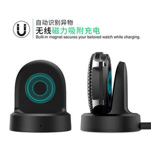 Cargador para <span class=keywords><strong>Samsung</strong></span> <span class=keywords><strong>Watch</strong></span> Gear S2/S5 Cargador inalámbrico magnético S4/R735/R815 <span class=keywords><strong>Base</strong></span> <span class=keywords><strong>de</strong></span> <span class=keywords><strong>carga</strong></span> para reloj - Product Image 3