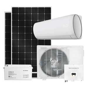 Climatiseur domestique hybride ACDC Yifeng alimenté par l'énergie solaire avec pompe à chaleur de 12-24K BTU et système de panneaux solaires - Product Image 2
