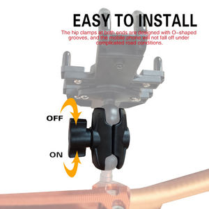 Soporte de brazo Flexible para teléfono móvil, varillas de 6cm, brazo de conexión doble, soporte portátil para teléfono móvil - Product Image 4