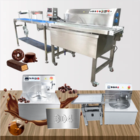 Entièrement automatique petit 5kg mini chocolat faisant melting pot réservoir chocolat machine trempe mètre enrobage prix fabricant équipement