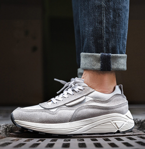 Zapatillas de malla para hombre con aumento de altura invisible de 8 cm, transpirables, de tejido ligero, informales. - Product Image 6