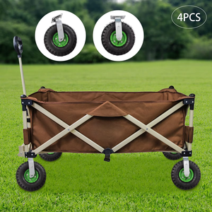 Rueda Inflable Giratoria con Bloqueo de 8, 10 y <span class=keywords><strong>12</strong></span> Pulgadas, Resistente a Pinchazos, de 4 Capas, para Carrito de Jardín, Invernadero y Carretilla - Product Image 5