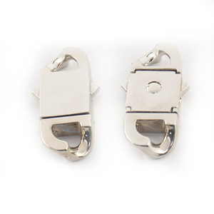 หัวเข็มขัดโลหะผสมสังกะสี เส้นผ่านศูนย์กลางภายใน 5 มม. สีเงิน ทนทานต่อการสึกหรอ สำหรับกระเป๋า เป้สะพายหลัง อุปกรณ์เสริมสายรัด - Product Image 1