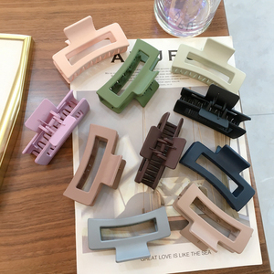 अनुकूलित प्लास्टिक बाल पंजे बाल क्लिप Headwear बड़े आकार बाल के लिये कांटा केकड़ा बारित फैशन आभूषण बाल सामान - Product Image 5