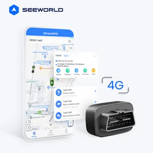 SEEWORLD 4G อุปกรณ์ GPS Obdii Obd2 ไมล์ติดตามยานพาหนะล็อคเครื่องยนต์สําหรับรถยนต์พอร์ต Obd