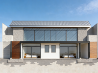 Villa Modulaire Préfabriquée en Acier Léger Personnalisée Style Moderne Économe en Énergie Faible Consommation de Carbone Écologique Utilisation Hôtelière et Résidentielle Garantie 5 Ans