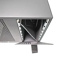 Boîtier d'ordinateur en métal Sagittarius NAS Mid Tower avec support 8 baies, compatibilité carte mère M-ATX/ITX, compatible SFX/FLEX