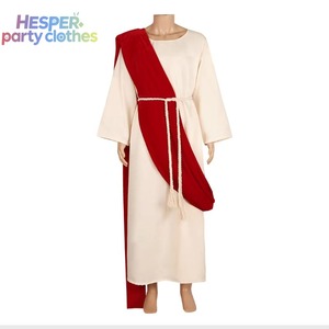 Costume de Prêtre Jésus-Christ pour Adulte HESPER, Robe Romaine Grecque Vintage pour Halloween, Tenue de Fête, Short en Polyester, Style Médiéval Renaissance - Product Image 1