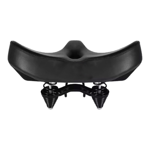 <span class=keywords><strong>Selle</strong></span> <span class=keywords><strong>de</strong></span> vélo en cuir noir et marron, confortable, design simple, respirante, ventilée, épaissie et élargie – Meilleure vente - Product Image 3