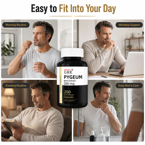 Suplemento de Marca Privada Shecome, Cápsulas de Pygeum de 200 mg, Suplemento Dietético para la Salud de la Próstata para Hombres, Suplemento de Pygeum - Product Image 3