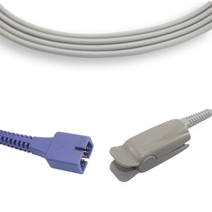 पुनः प्रयोज्य वयस्क स्पू2 सेंसर, 3.0 मीटर, 9-पिन फिंगर क्लिप स्पू2 सेंसर, नेलकोर मेडिकल स्पू2 प्रोप के साथ संगत। - Product Image 1