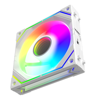Ventilador de PC Inalámbrico AntarcChill para Juegos, 120 mm, ARGB, 3 Piezas, Kit de Refrigeración por Agua para CPU con Gabinete para Caja de Ordenador