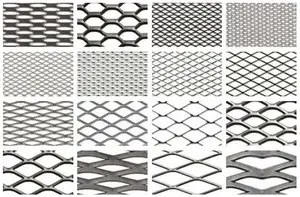 Heavy Duty Diamond Decorative Fencing Panels Expanded Metal Mesh For Exterior Railing