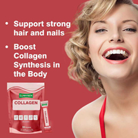 Supplément de Super Collagène de Haute Qualité, Poudre de Collagène Hydrolysé avec Vitamine C, Poudre de Collagène Buvable OEM pour la Peau