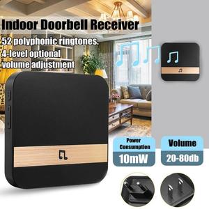 Easy Installation Waterproof Adjustable Volume <strong>52</strong> Chimes Wireless <strong>Doorbell</strong> - Product Image 6