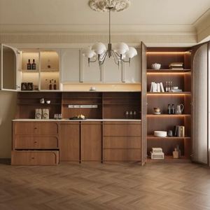 Luxury Modern Custom-Made Wooden Eco-Friendly Dining Cabinet with Storage <b>for</b> Dining/Living Rooms Multifunctional Furniture - Product Image 1
