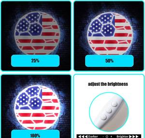 Lampe au néon fête <span class=keywords><strong>de</strong></span> l'indépendance décoration lumières LED lampe <span class=keywords><strong>de</strong></span> <span class=keywords><strong>nuit</strong></span> Football forme Amérique drapeau <span class=keywords><strong>4</strong></span> juillet USA produit Memorial Day - Product Image 2