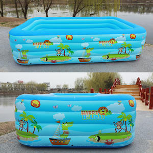 <span class=keywords><strong>Piscine</strong></span> gonflable rectangulaire en PVC de grande <span class=keywords><strong>taille</strong></span>, <span class=keywords><strong>piscine</strong></span> d'eau gonflable au sol - Product Image 2