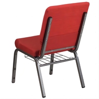 Chaise d'église en tissu rembourrée, empilable et emboîtable, pour mariages, auditoriums, conférences, événements, hôtels et salons - Vente en gros