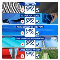 WINSUN Nouveau Design Toboggan Aquatique Gonflable Commercial d'Extérieur, Piscine Ignifuge, Étanche, en PVC Sans Plomb, Certifié CE, >500kg