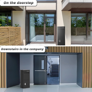 Buzón de <span class=keywords><strong>Entrega</strong></span> Exterior de Acero Independiente con Cerradura de Llave, Impermeable y Seguro para Porche/Bordillo y Uso <span class=keywords><strong>en</strong></span> Apartamentos - Product Image 6