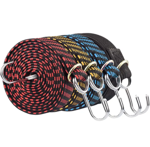 <span class=keywords><strong>Corde</strong></span> à bagages en caoutchouc élastique de longueur de réglage de haute qualité avec cordons élastiques à crochets - Product Image 6