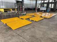 Rampe pliable en acier robuste 6500 kg pour chariot élévateur, attache pour quai de chargement d'entrepôt