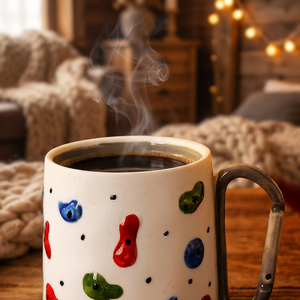 Mug en céramique créatif pour l'escalade avec poignée en forme de mousqueton, tasse à café pour cadeaux - Product Image 4